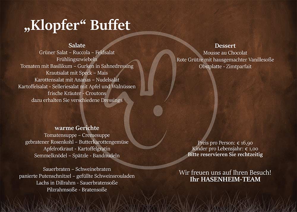"Klopfer" Buffet